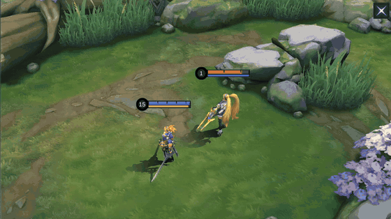 In-game Fanny Tornado Strike skill demonstration