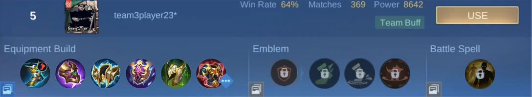 Franco Pro Setup rank 5