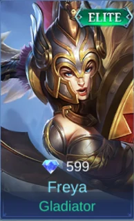 Gladiator Freya skin card