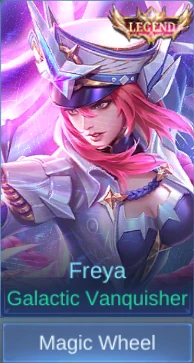 Galactic Vanquisher Freya skin card