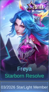 Starborn Resolve Freya skin card