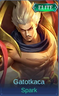 Gatotkaca Spark skin card in-game screenshot
