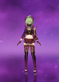 Kuki Shinobu Idle Animation 1 animation