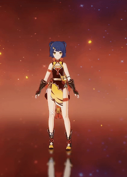 Xiangling Idle Animation 2 animation