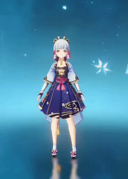 Kamisato Ayaka Idle Animation 2 animation