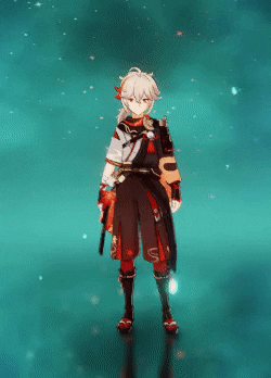 Kaedehara Kazuha Idle Animation 2 animation