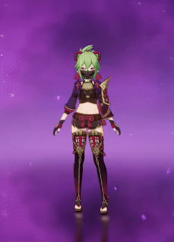 Kuki Shinobu Idle Animation 2 animation