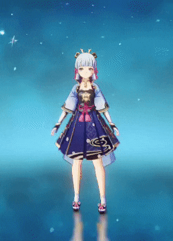 Kamisato Ayaka Idle Animation 1 animation