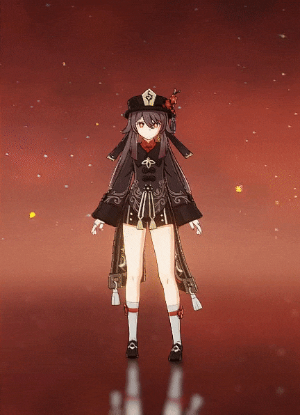 Hu Tao Idle Animation 2 animation