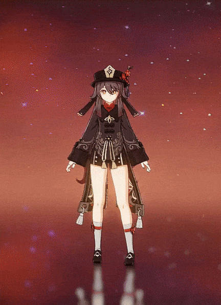 Hu Tao Idle Animation 1 animation