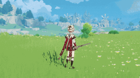 Dahlia Favonius Bladework - Ritual skill animation preview