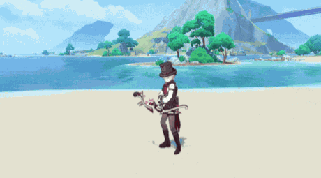 Lyney Card Force Translocation skill animation preview