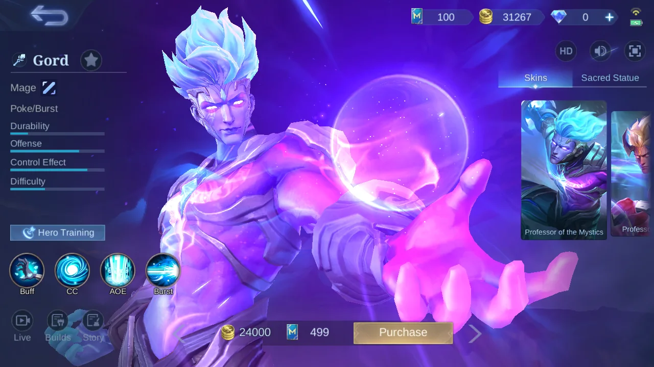 Gord hero page in-game