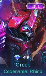 Grock Codename: Rhino skin card in-game screenshot