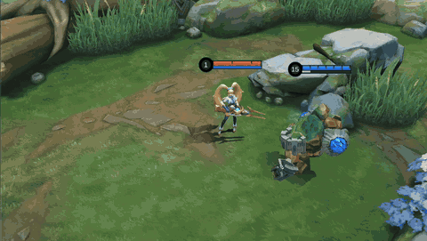 Grock Bastion of Stone in-game skill demonstration