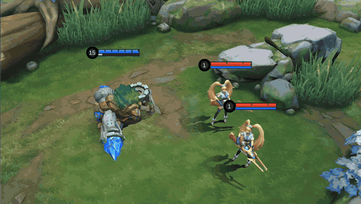 Grock Earthen Rampart in-game skill demonstration