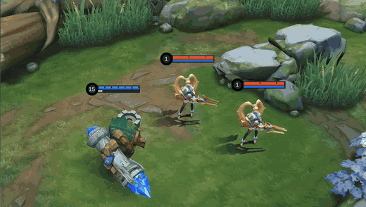 Grock Mighty Swing in-game skill demonstration