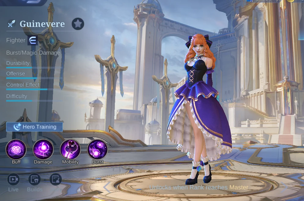 Guinevere Fighter overview in MLBB