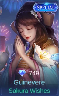 Guinevere Sakura Wishes skin