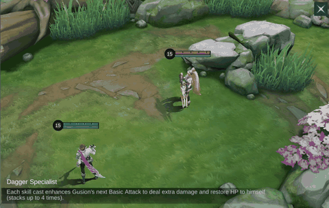 Dagger Specialist in-game demonstration