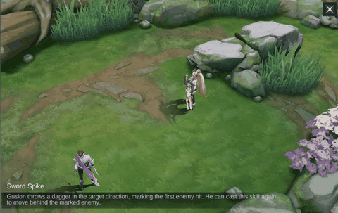 Sword Spike in-game demonstration