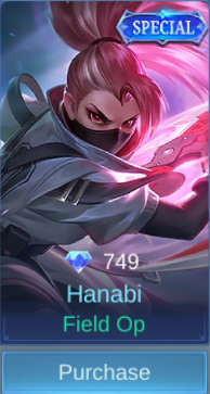 Field Op Hanabi skin card