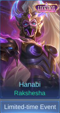 Rakshesha Hanabi skin card