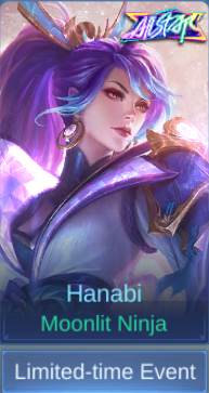 Moonlit Ninja Hanabi skin card