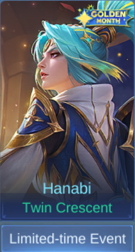Twin Crescent Hanabi skin card