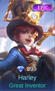 Harley Great Inventor skin card