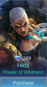 Hilda Power of Wildness skin card in-game screenshot