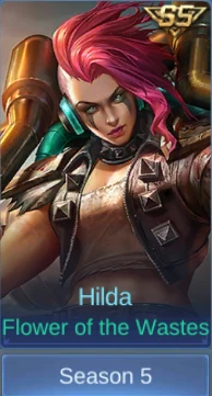 Hilda Flower of the Wastes skin card in-game screenshot