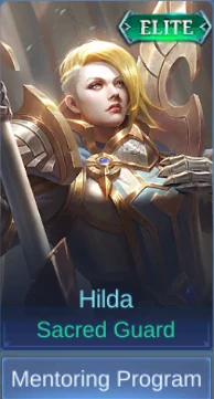 Hilda Sacred Guard skin card in-game screenshot