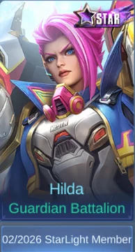 Hilda Guardian Battalion skin card in-game screenshot