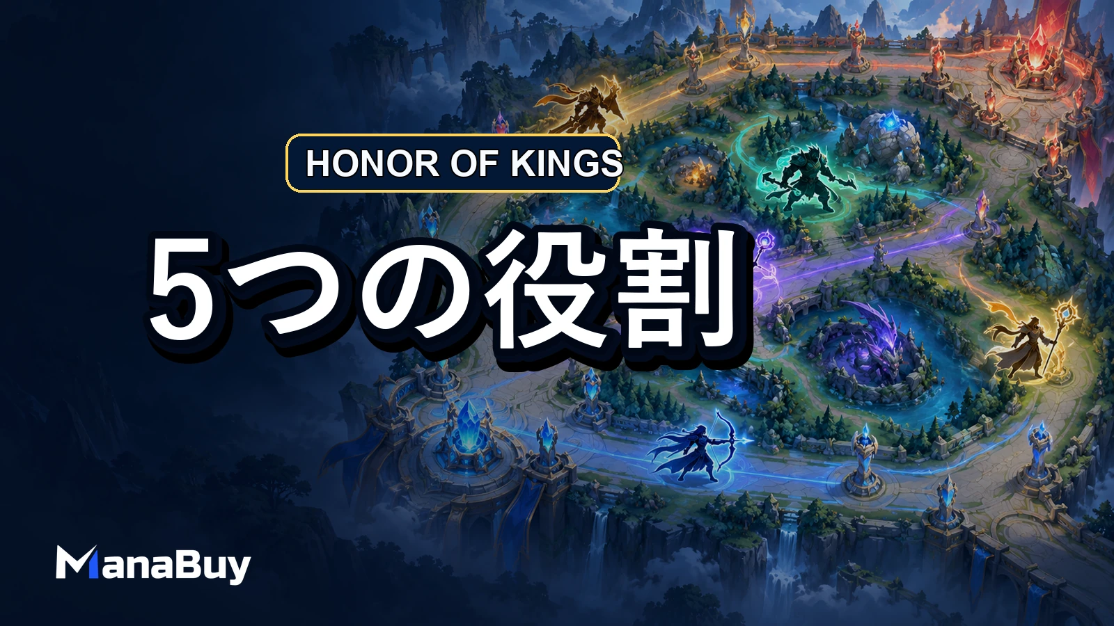 Honor of Kingsのレーンと役割：5ポジションの違いと選び方