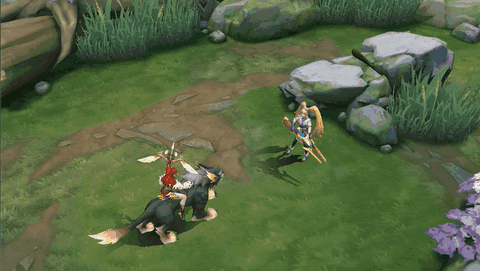 Jungle Heart Irithel skill demonstration in-game