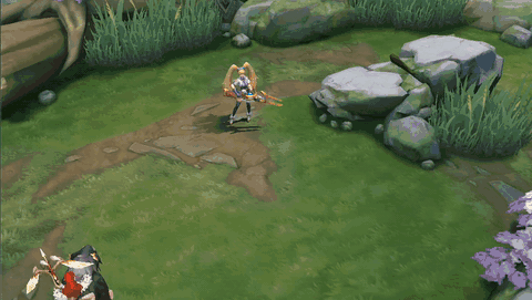 Strafe Irithel skill demonstration in-game