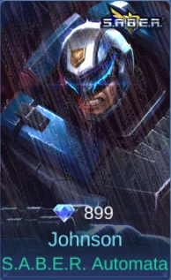 Johnson S.A.B.E.R. Automata skin card in-game screenshot