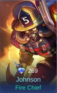 Johnson Fire Chief skin card in-game screenshot