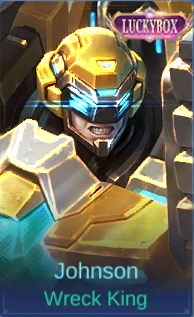 Johnson Wreck King skin card in-game screenshot