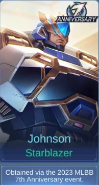 Johnson Starblazer skin card in-game screenshot