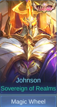 Johnson Sovereign of Realms skin card in-game screenshot