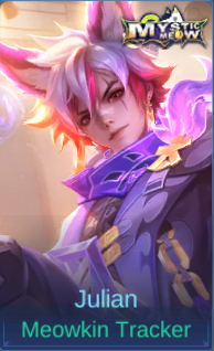 Meowkin Tracker Julian skin card in-game