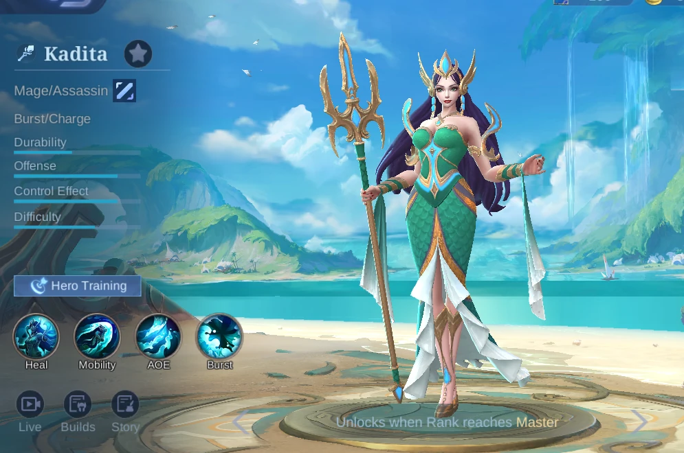 Kadita Mage Assassin hero overview in Mobile Legends Bang Bang