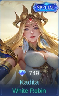 Kadita White Robin skin