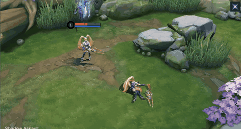 Shadow Assault in-game skill demonstration