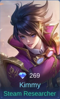Kimmy Steam Researcher skin