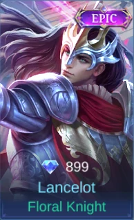 Lancelot Floral Knight in-game skin card