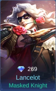 Lancelot Masked Knight in-game skin card