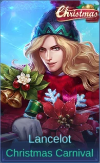 Lancelot Christmas Carnival in-game skin card